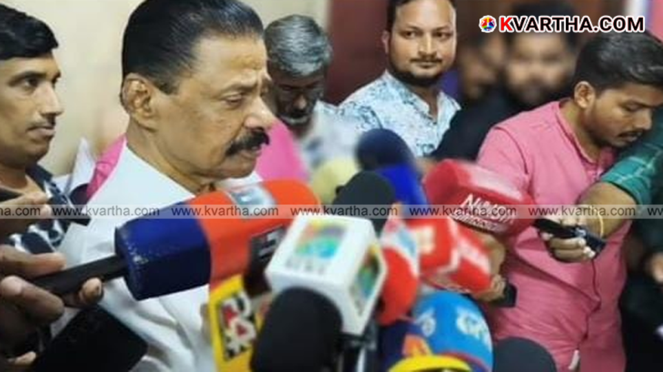 CPM State Secretary M.V. Govindan addressing the media at Kannur Press Club.