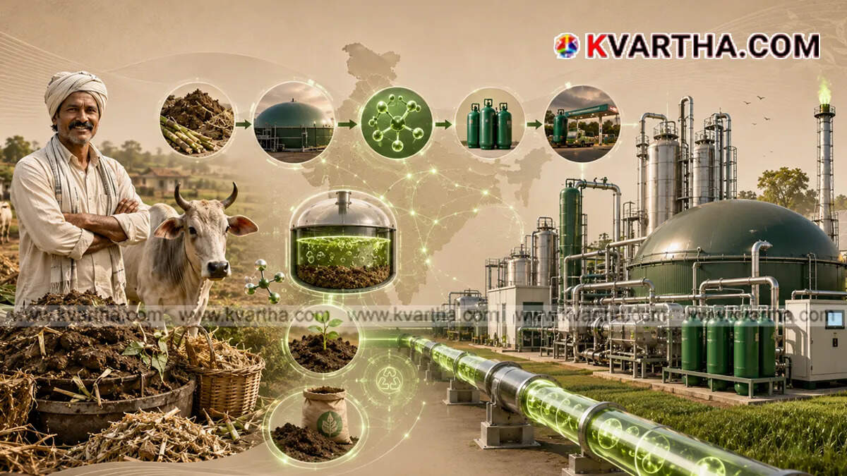 Representational image of Indian fuel made of Organic Bio Agro Resources