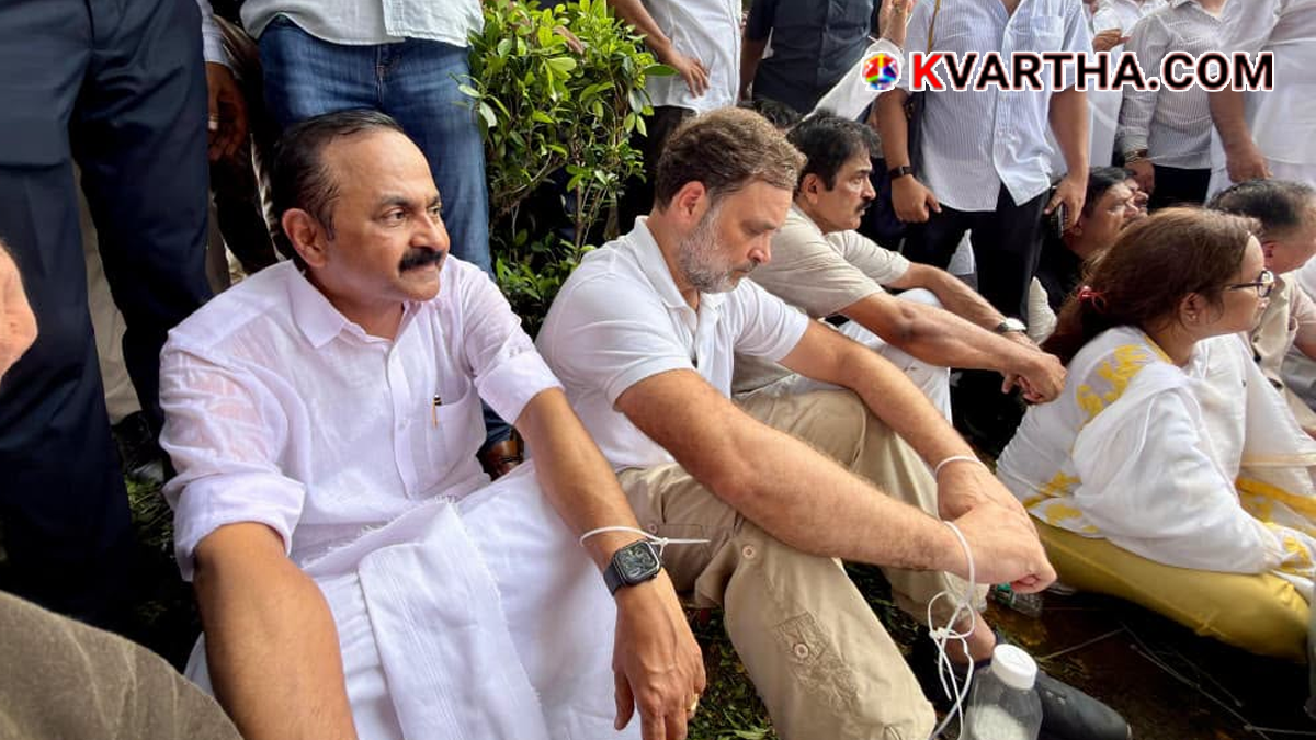  Kerala Chief Minister VD Satheeshan and KPCC President Sunny Joseph