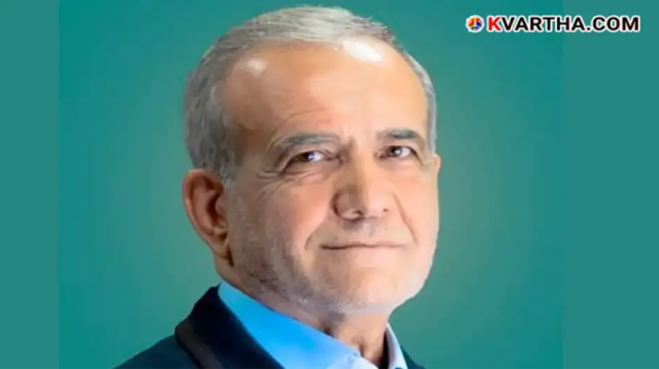 Iranian President Masoud Pezeshkian addressing the media about peace conditions in the Middle East during March 2026.