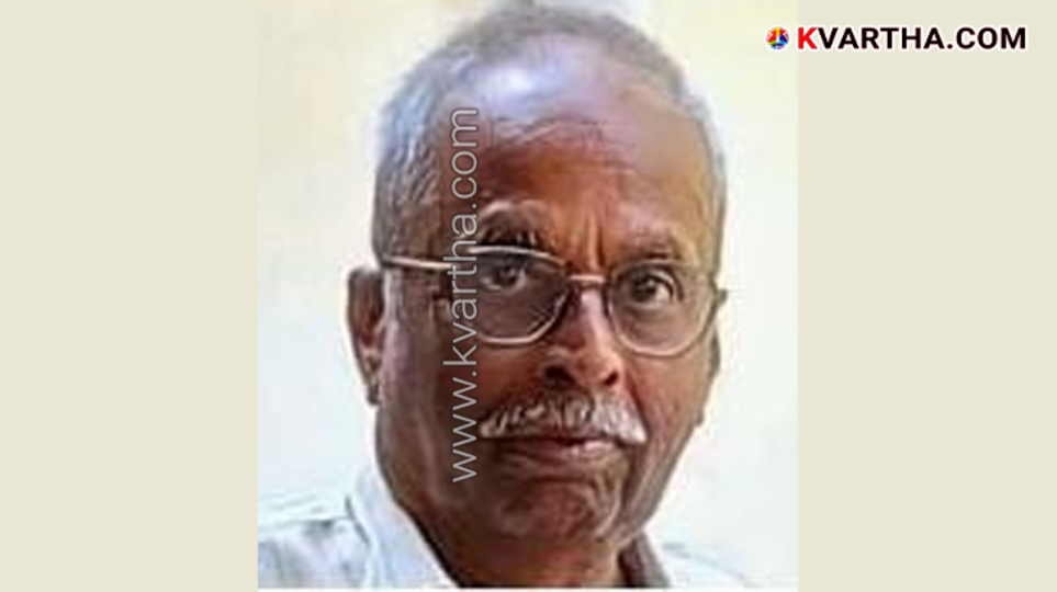 Photo of TM Surendran, Chirakkal panchayat member who died in a pothole accident.