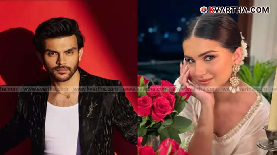 Bollywood actress Tara Sutaria with Veer Pahariya.