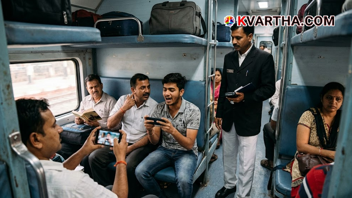 Representational image reflecting passenger etiquette in Indian Railways