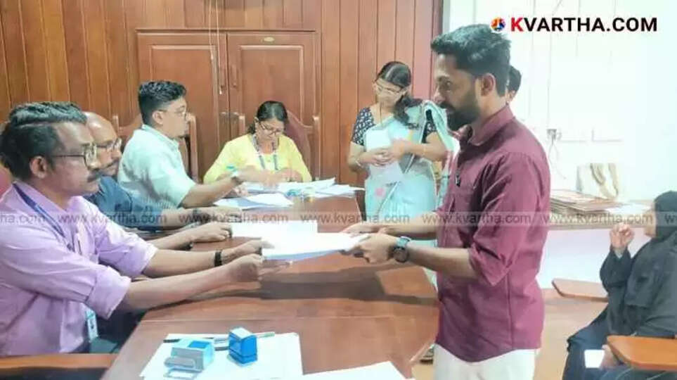 C Vaisakh, the expelled CPM branch secretary and rebel candidate.