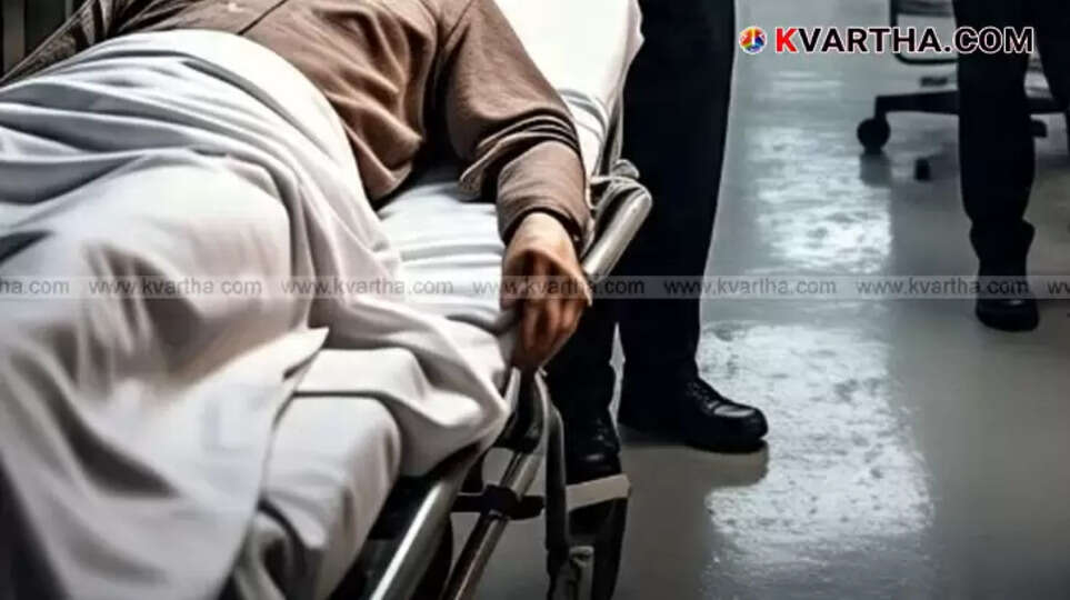 Police officers conducting an investigation near the house in Vakkam, Thiruvananthapuram, where a family was found dead.