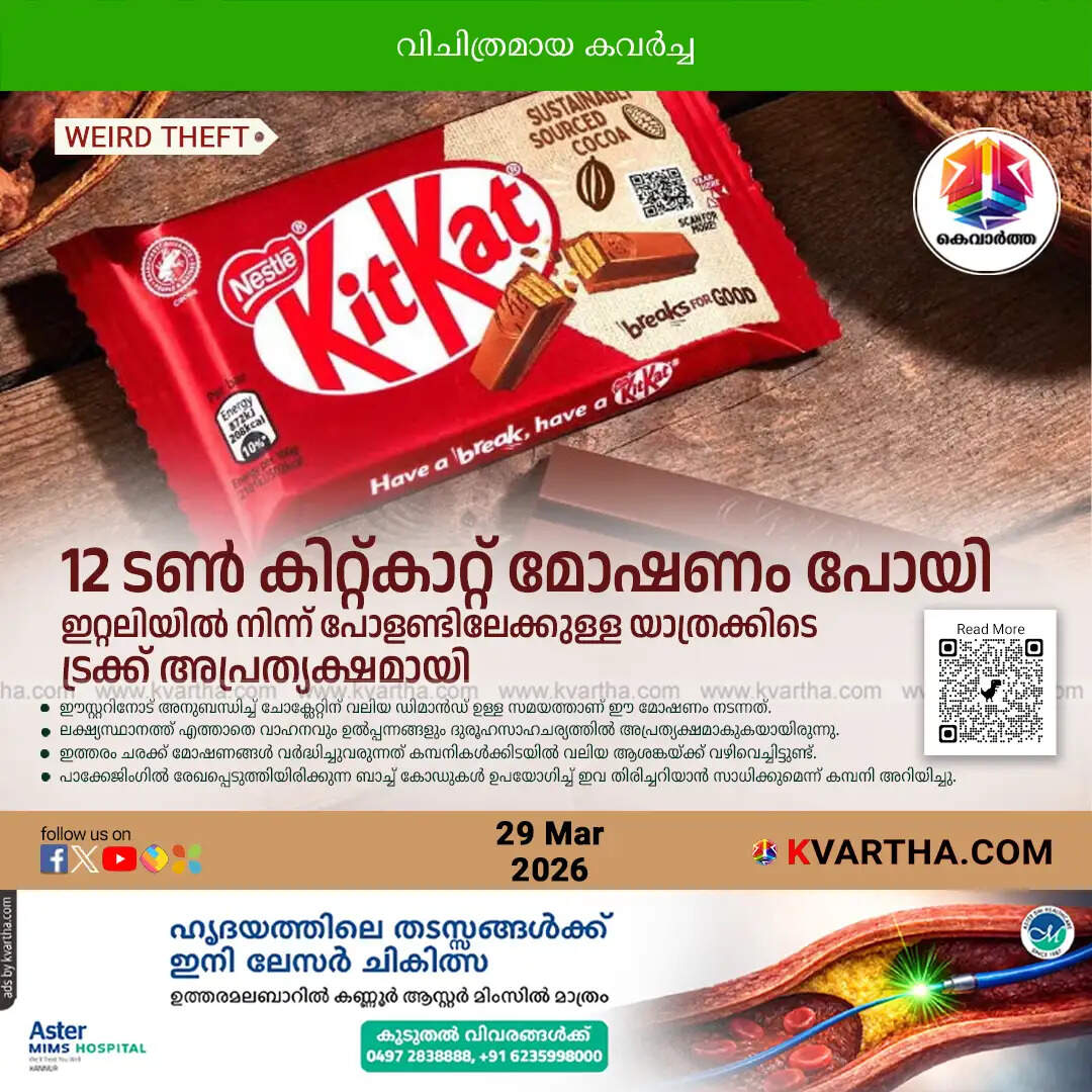 12 tons kitkat stolen italy poland 2026