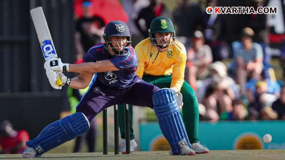 Namibia cricket team batting vs South Africa