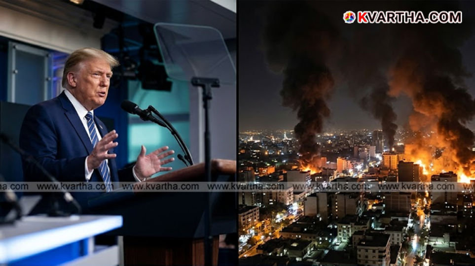 Smoke rising from Tehran city center after Israeli missile strike in March 2026.
