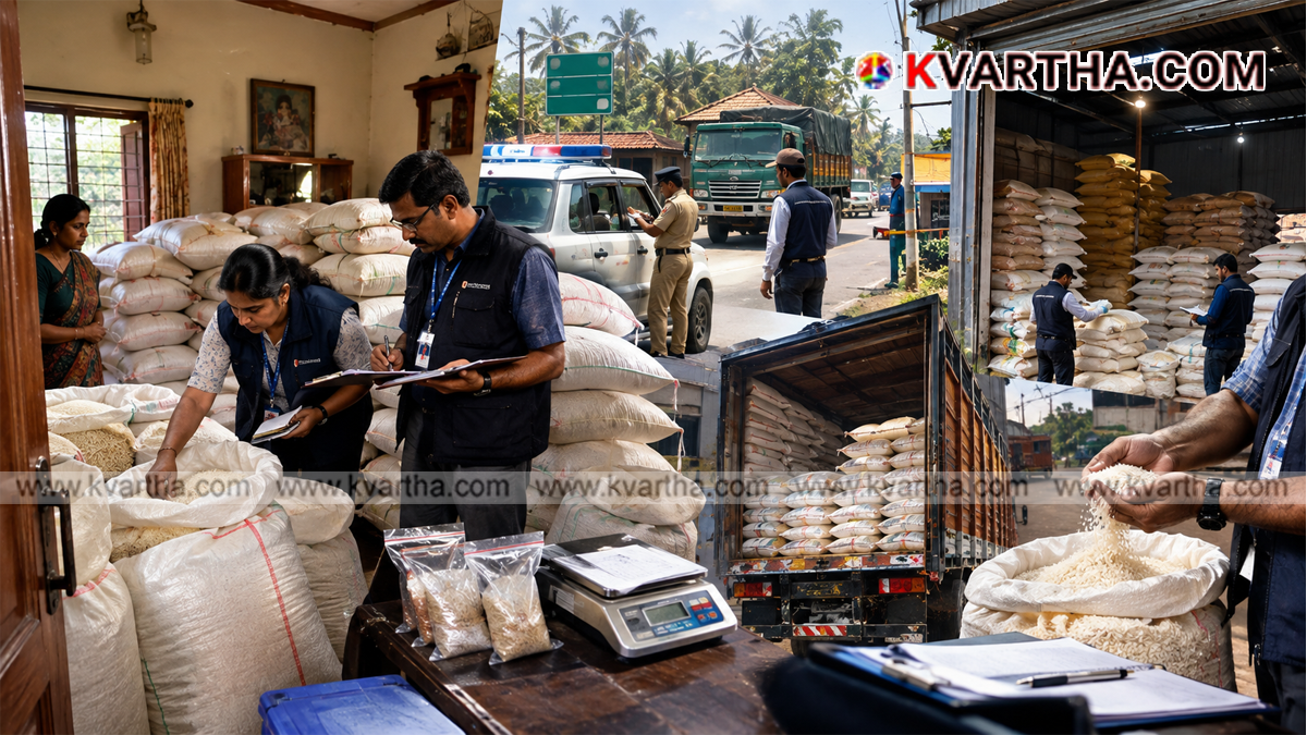  Representational image reflecting seized ration rice and civil supplies inspection