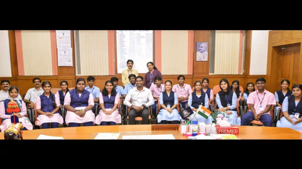 Student Interaction with District Collector