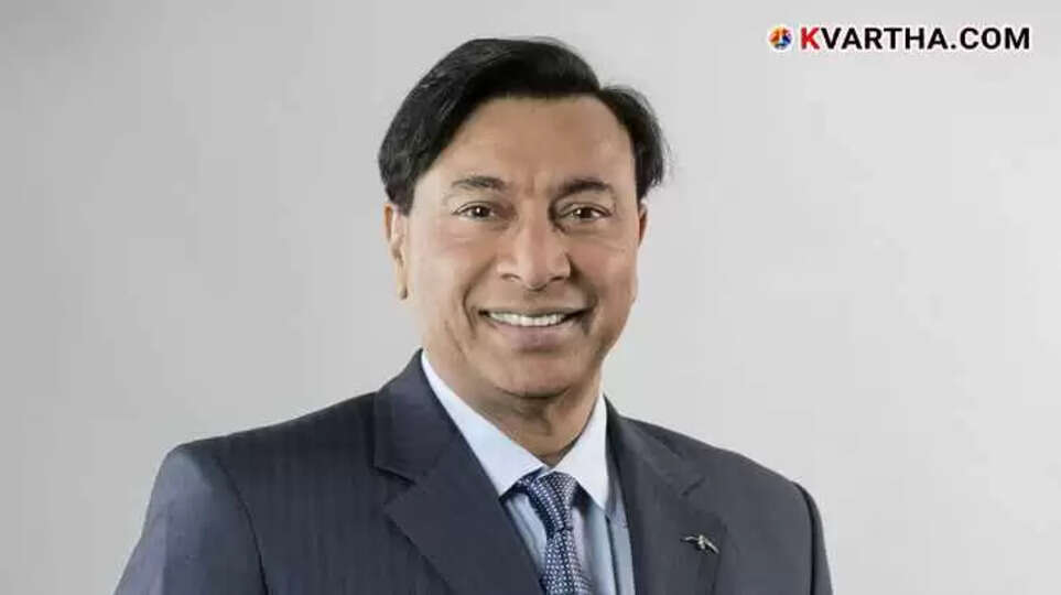 Indian billionaire Lakshmi Mittal in a formal setting.