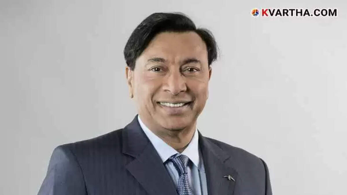 Indian billionaire Lakshmi Mittal in a formal setting.