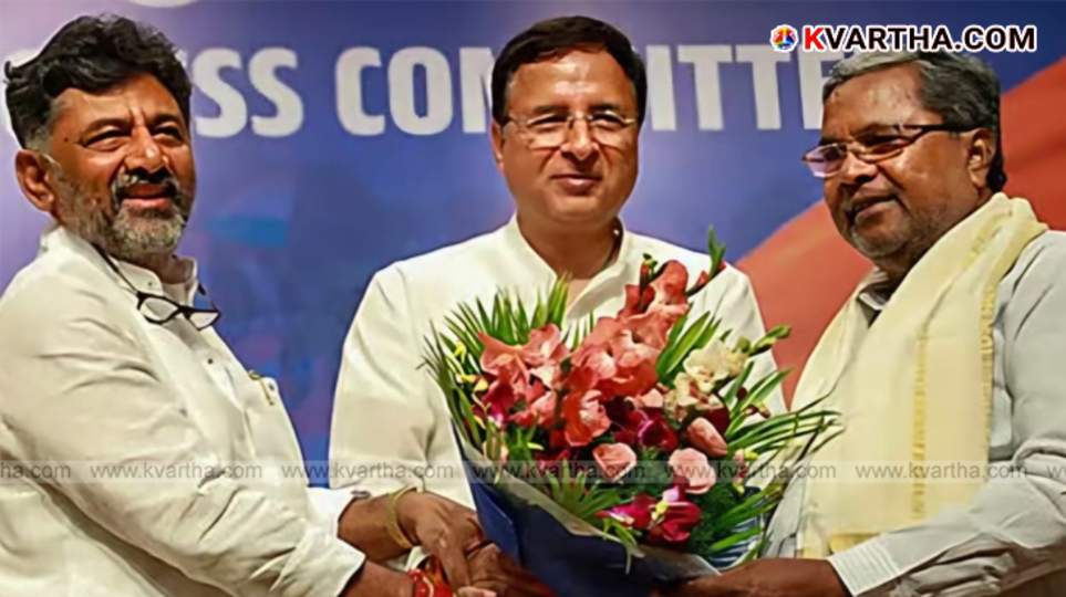 Randeep Singh Surjewala addressing media