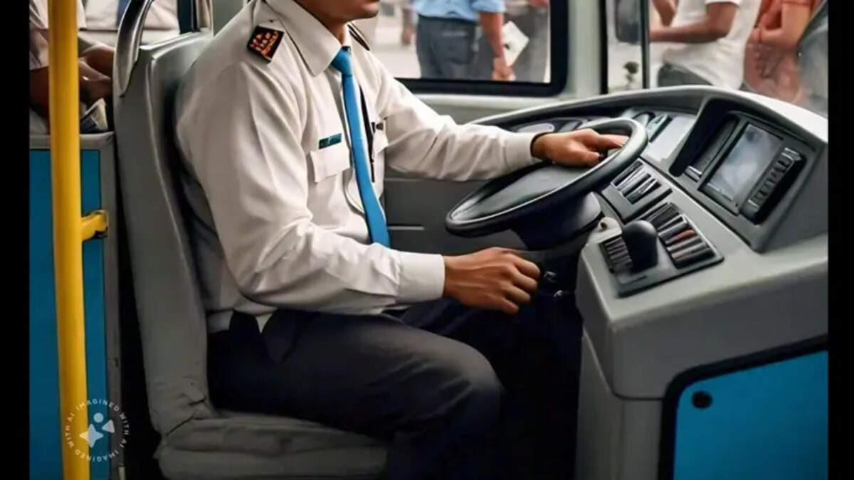 A BEST bus accident in Mumbai