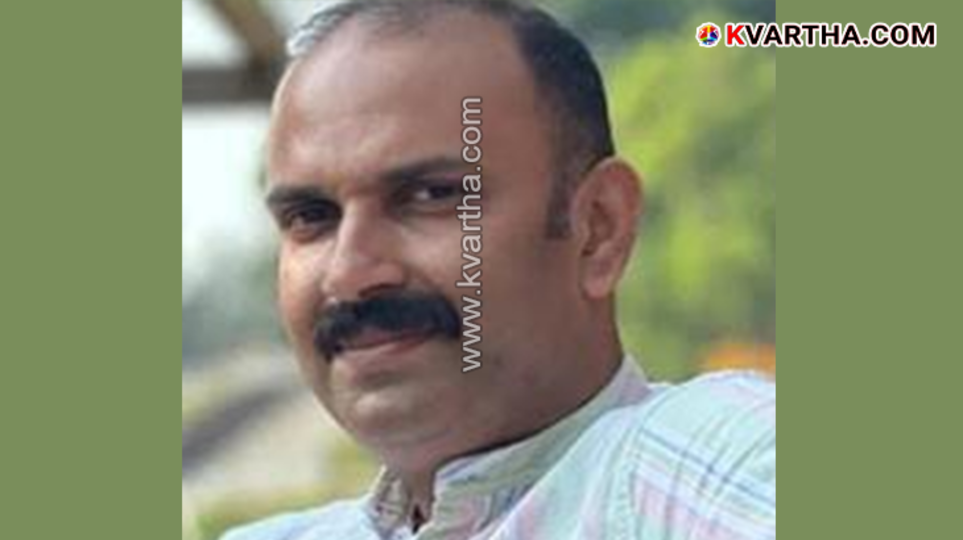 A photo of Kunnoth Ajesh, the man who died in a motorcycle accident in Kannur.