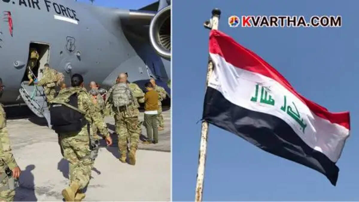 Image reflecting the US military withdrawal from Iraq after 23 years