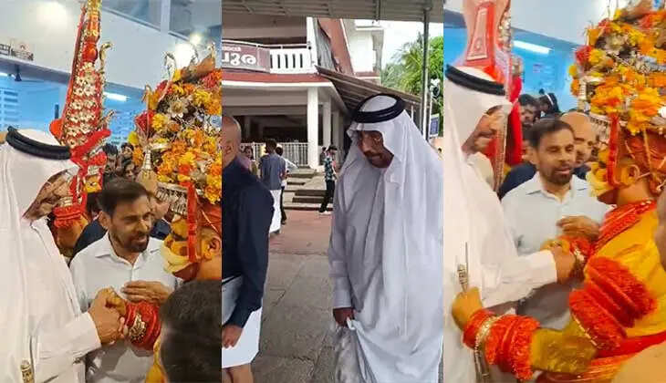 Arab Citizen Visits Muthappan Temple