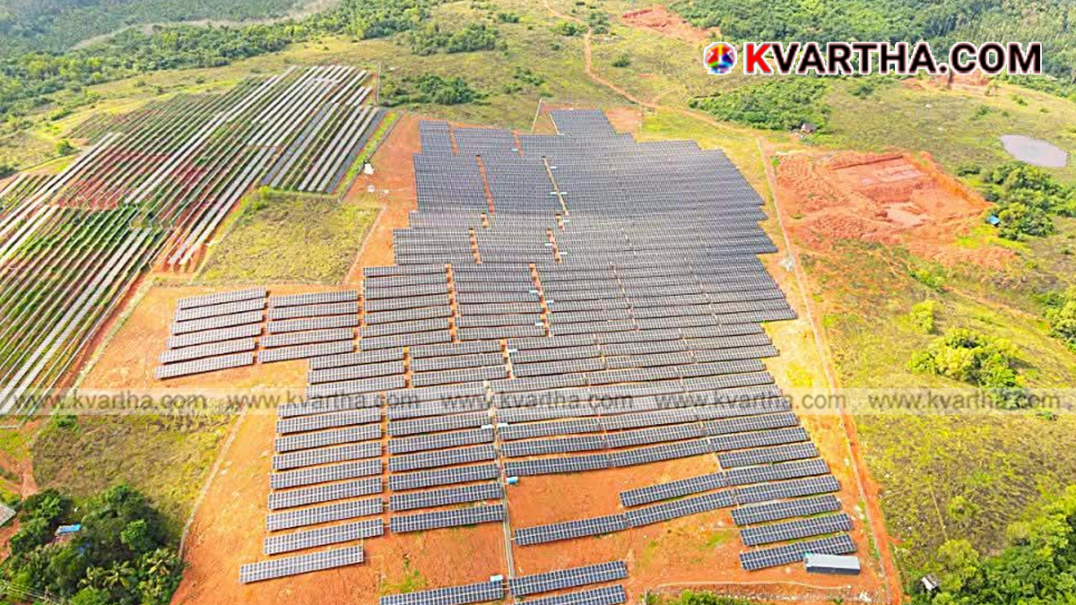 Representational image reflecting solar power project and green energy initiatives in Kasaragod