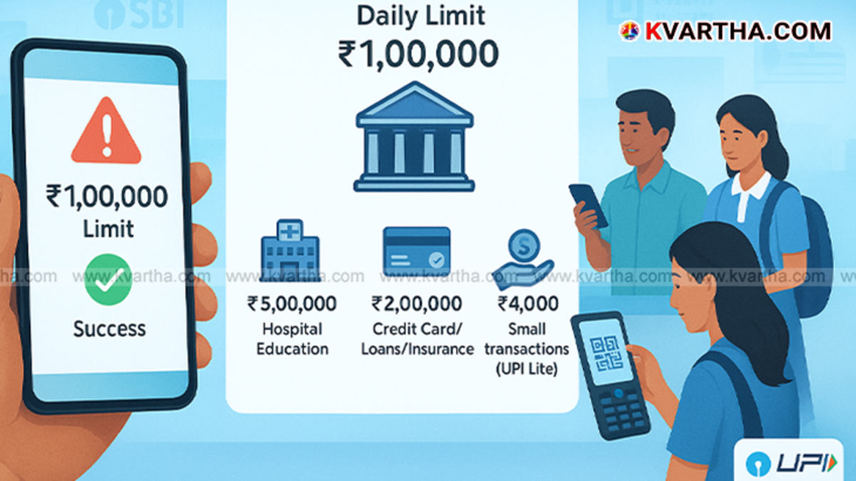 A person using their smartphone to make a UPI payment.