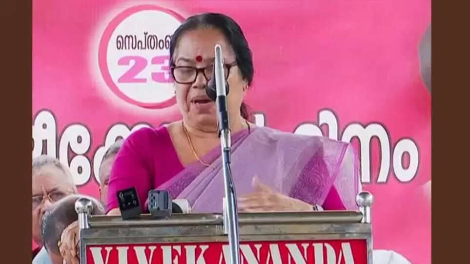 PK Sreemathy criticized media