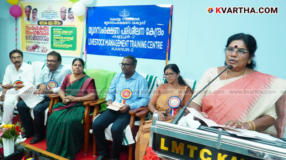 Minister J Chinchurani at Egg Day event Kannur