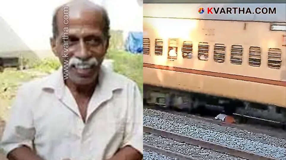 Pavithran's miraculous escape from under the train