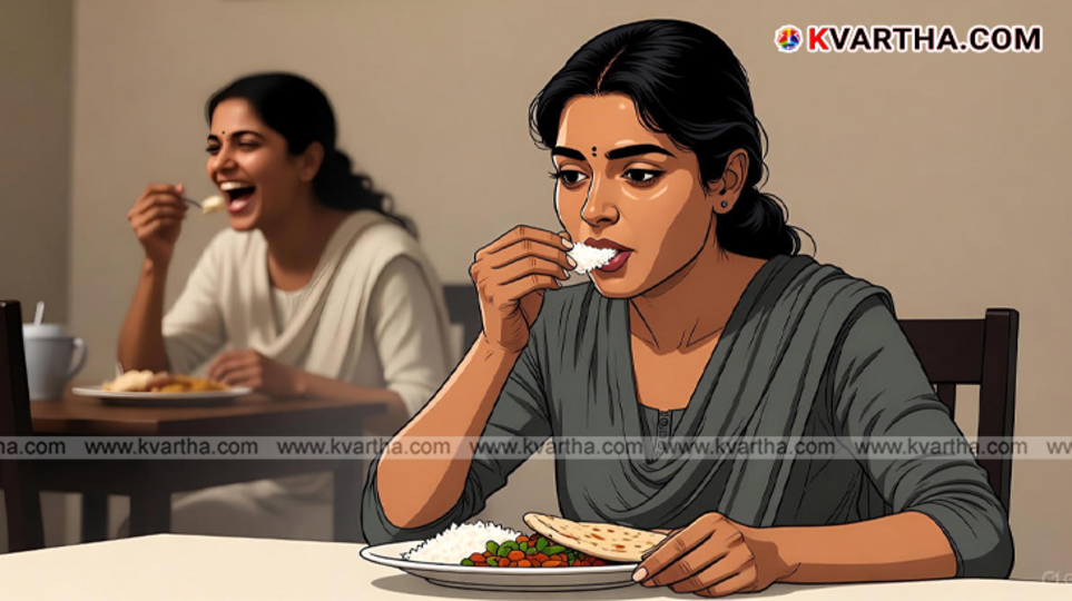 Illustration of digestive system showing food entering airway