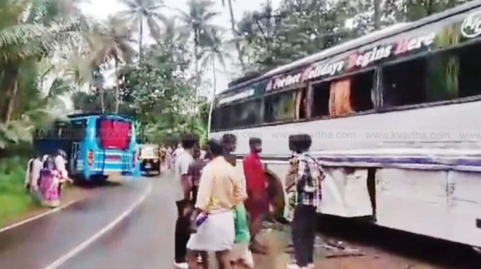 multiple injuries in kotiyoor bus accident