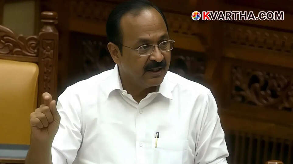 The Chief Minister of Kerala addressing the legislative assembly regarding the state's economic status
