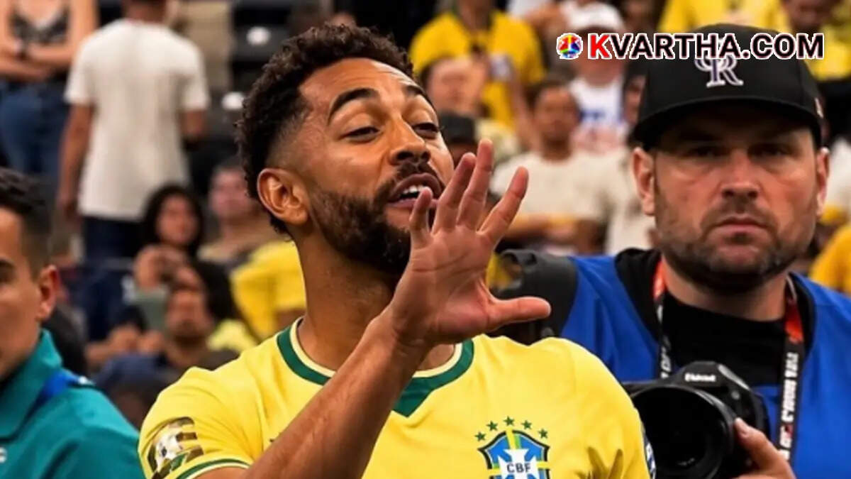 Matheus Cunha on the football pitch