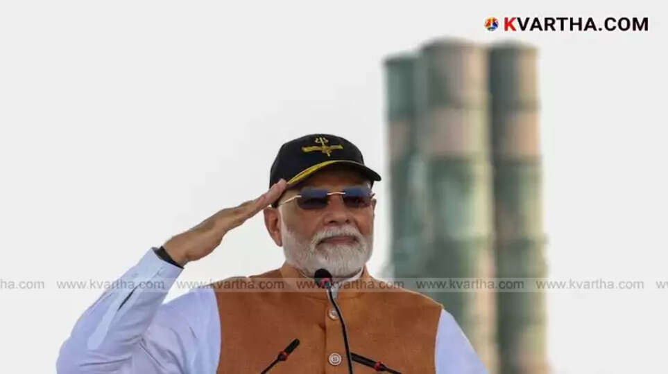PM Modi visiting Adampur airbase.