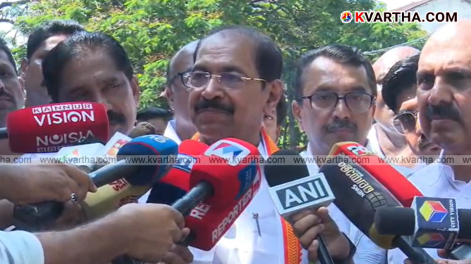 Sunny Joseph MLA addressing media