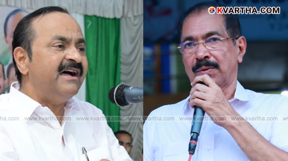 VD Satheesan and Sunny Joseph speaking to media