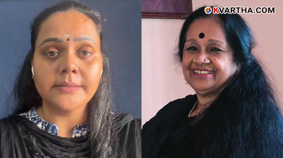 Actress Rekha Ratheesh appealing to the Chief Minister through a video message.