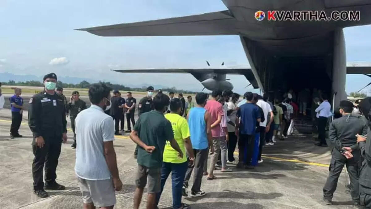 270 Indians Rescued from Myanmar Cyber Scam Centers Including 26 Women Brought Back to Delhi