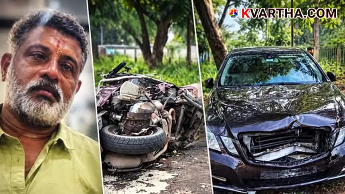  Minor son of additional judge crashes car on Kochi Container Road; scooter rider died