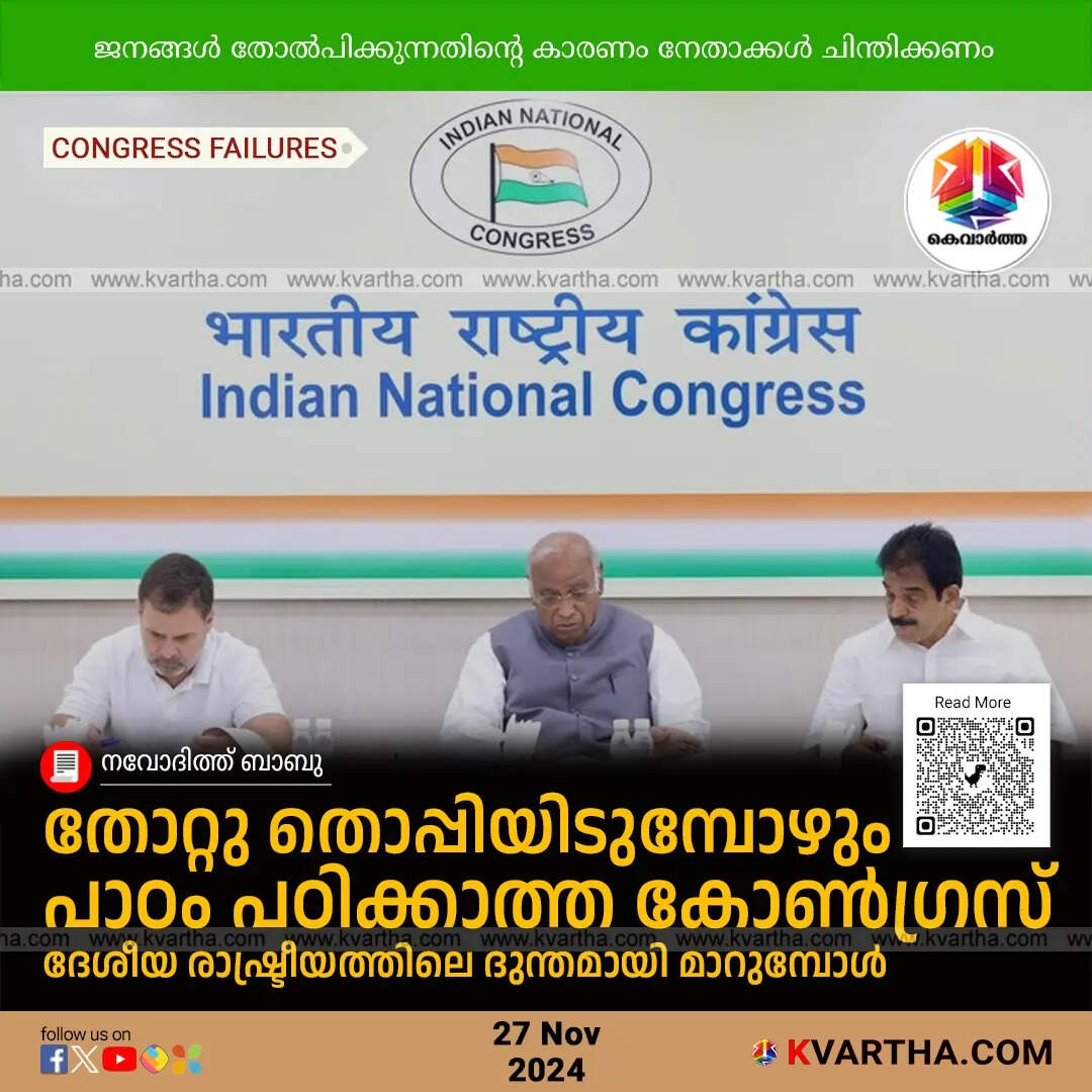 Congress Electoral Failures and Leadership Crisis