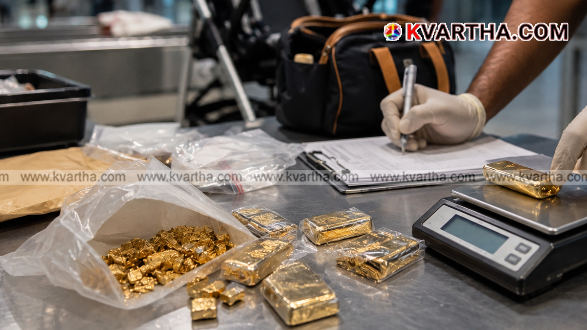 Representational image reflecting airport security and gold smuggling seizure context in Kerala