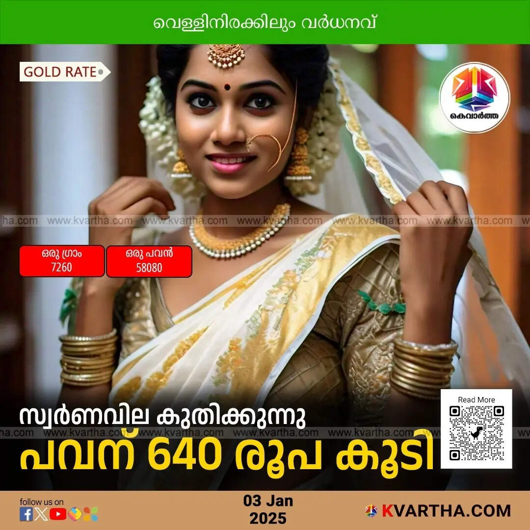 gold price january 03 kerala