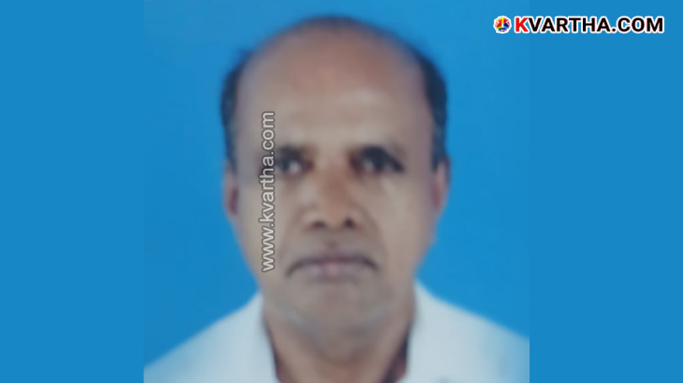 Portrait of K.P. Raghavan Mash, a retired teacher and social worker from Karivellur.