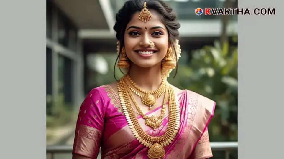 Bride Representing Gold Rate March 22 Kerala