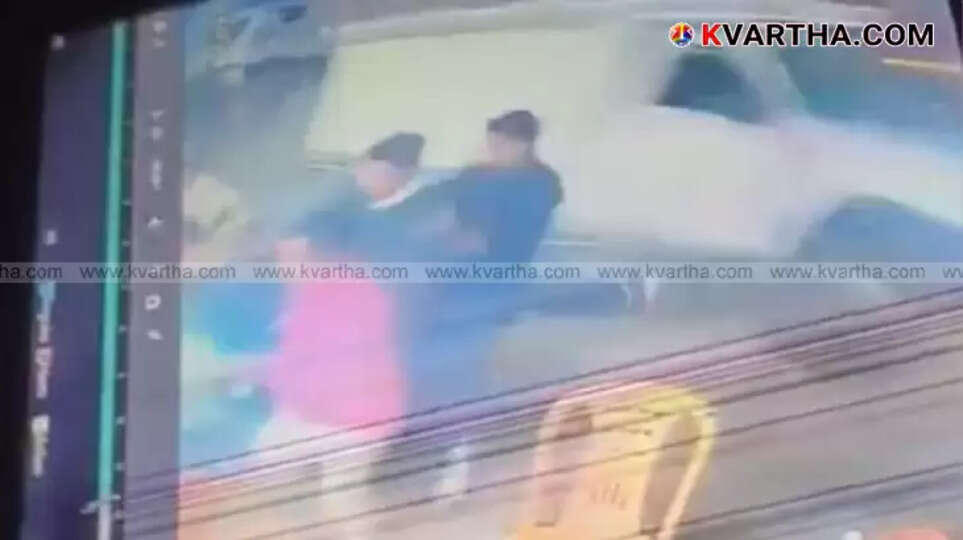 Graphic image from CCTV footage of the police accident.