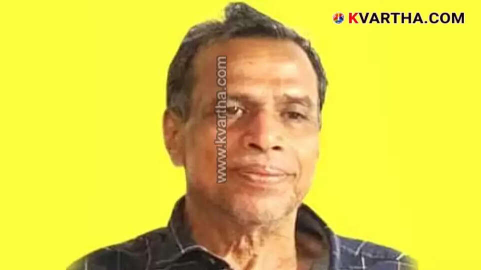 Portrait of late Congress leader and advocate Adv. E.V. Mohanan.