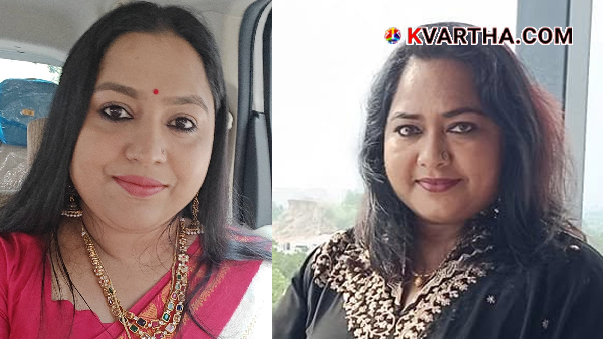 Montage of actresses Usha Haseena and Lakshmi Priya.
