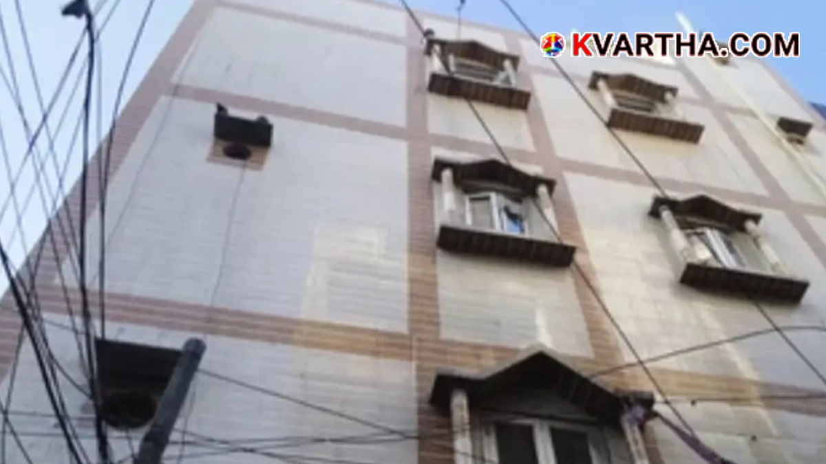 Image reflecting building tilting and safety measures in Delhi