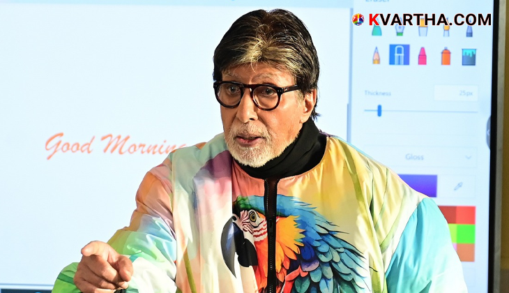Amitabh Bachchan in traditional Kerala attire for his Onam wish post.