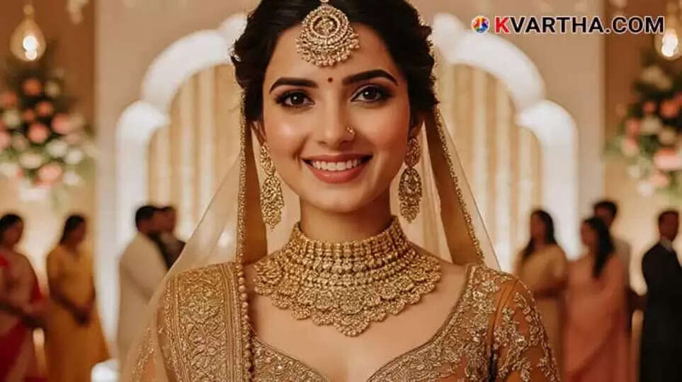Bride Representing Kerala Gold Price October15 Afternoon