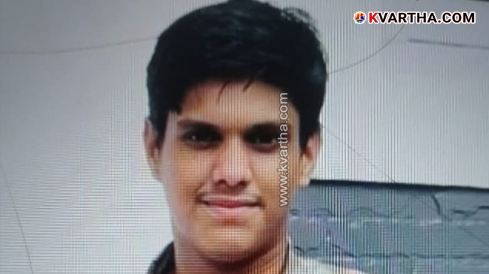 Memorial photo of Shibil Mashhood, the student who died in the scooter accident.