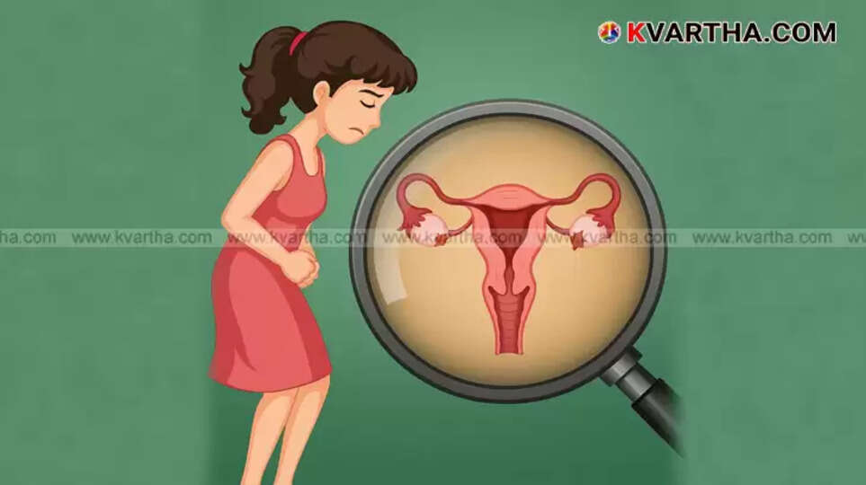 Image depicting a woman with stomach pain, symbolizing early ovarian cancer symptoms.