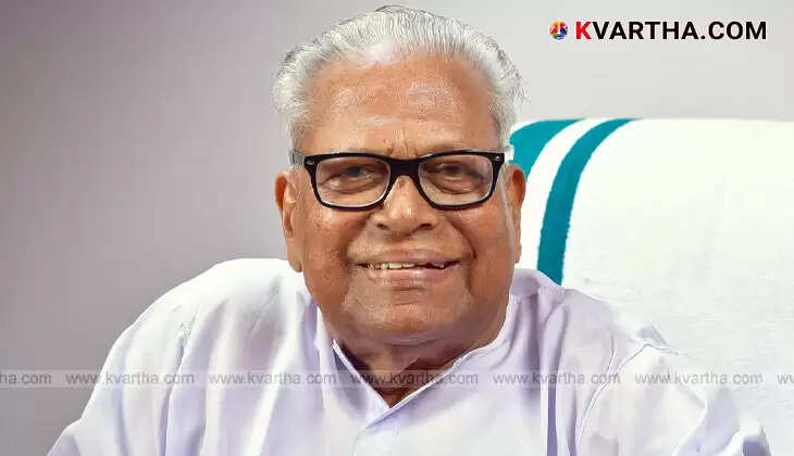 Former Kerala Chief Minister V.S. Achuthanandan.